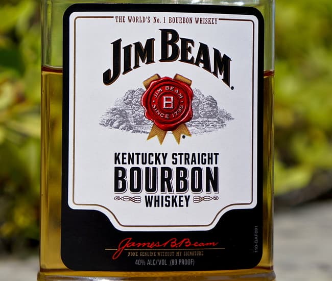 Jim Beam White Label Depth] Whiskey Shelf [In The Review