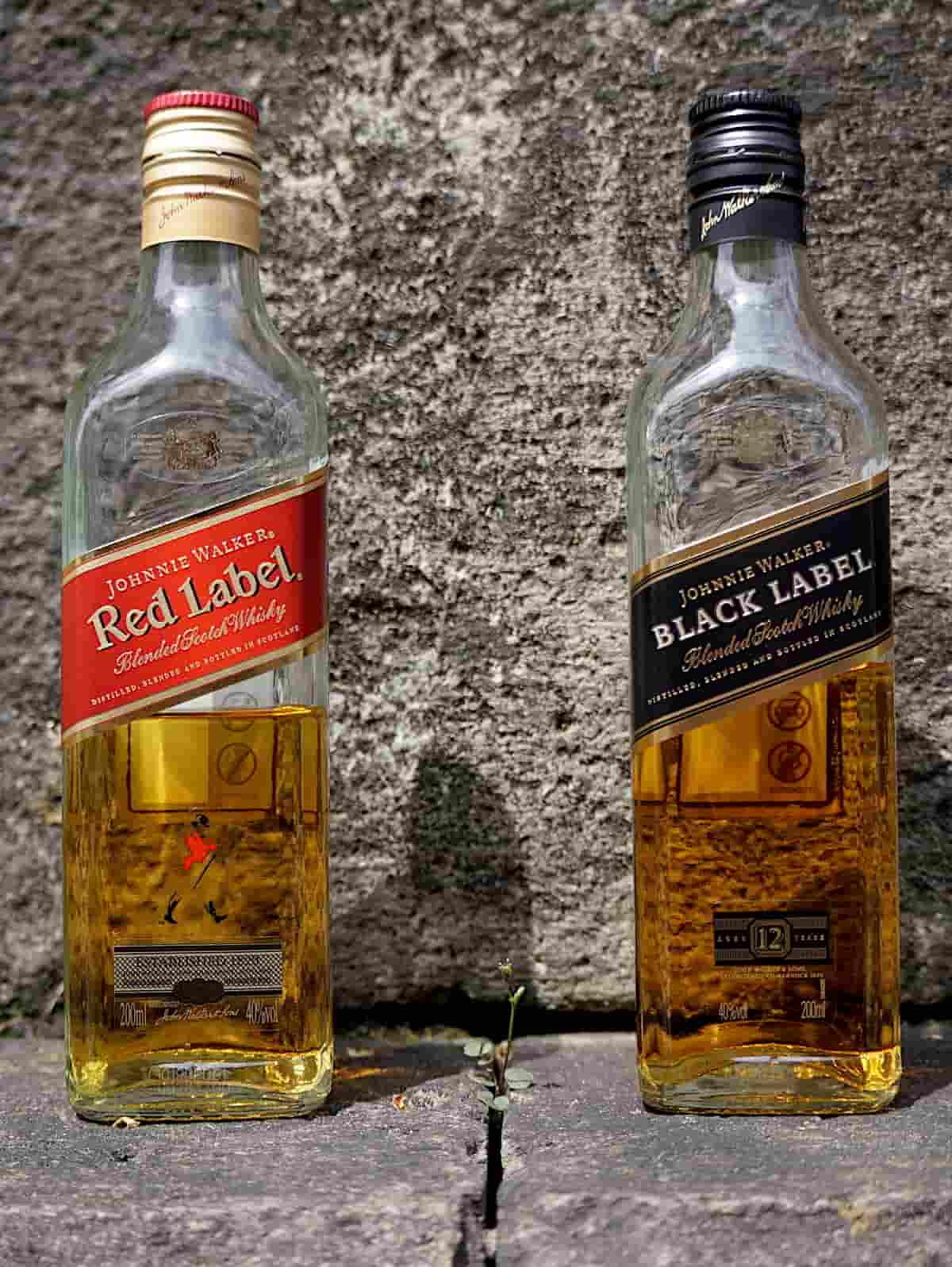 Johnnie Walker Red [Comparison] Shelf Vs The Black Whiskey