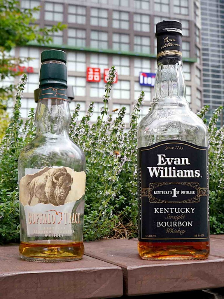 buffalo trace vs evan williams black featured