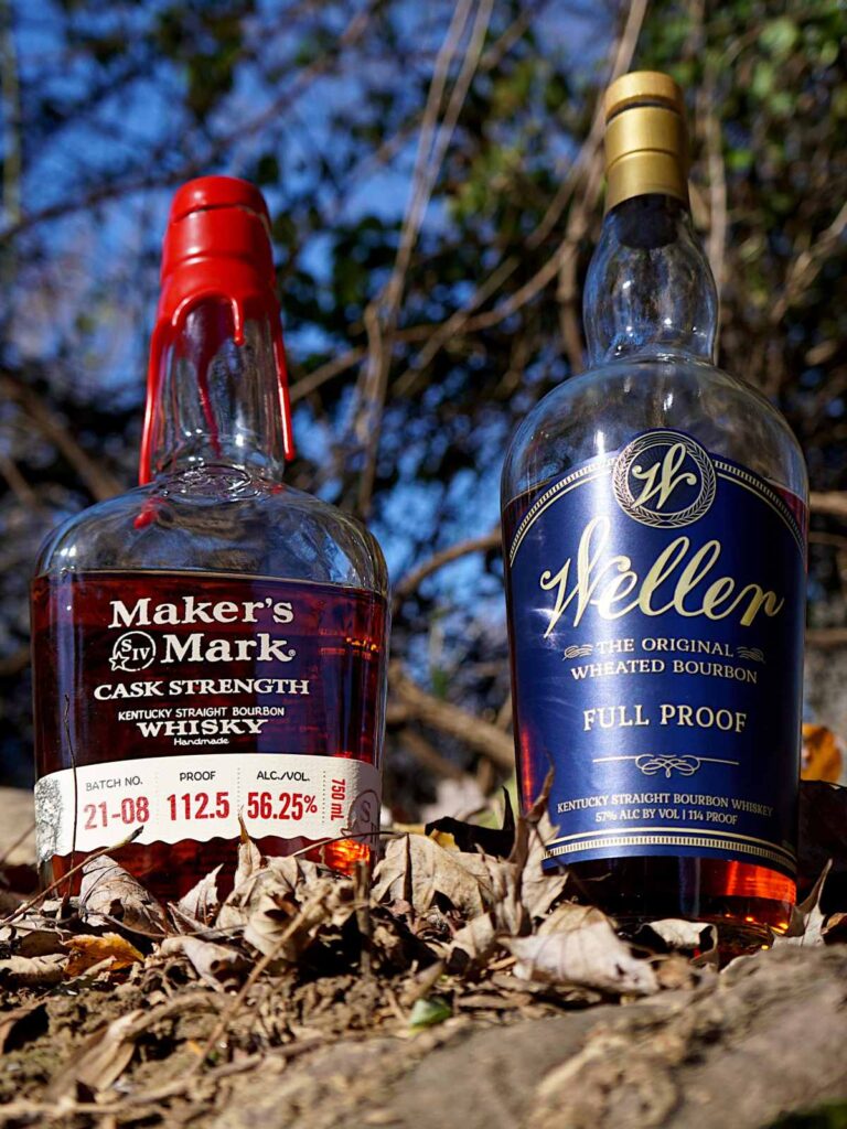 weller full proof vs maker's mark cask strength featured