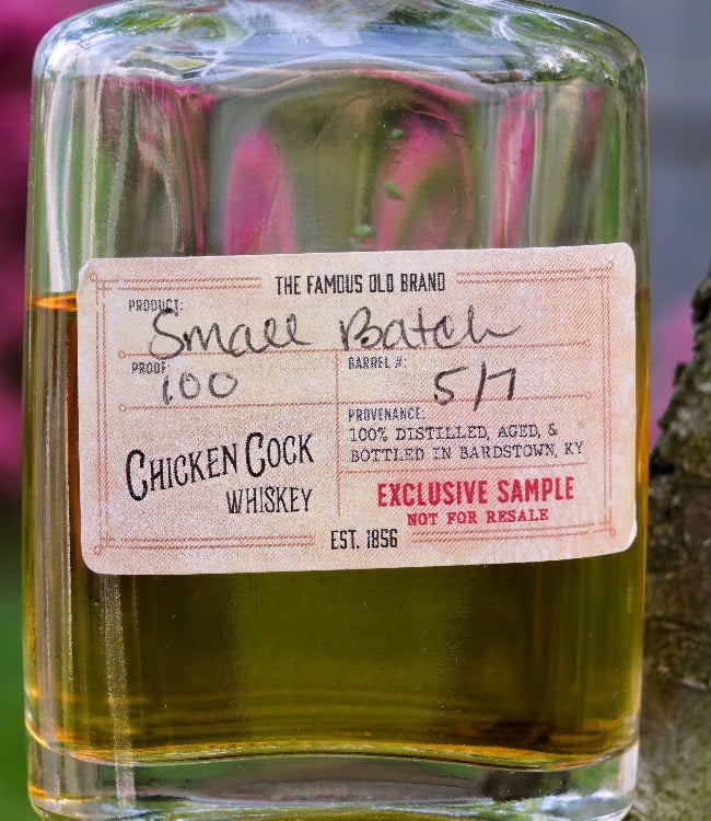 chicken cock small batch bourbon front