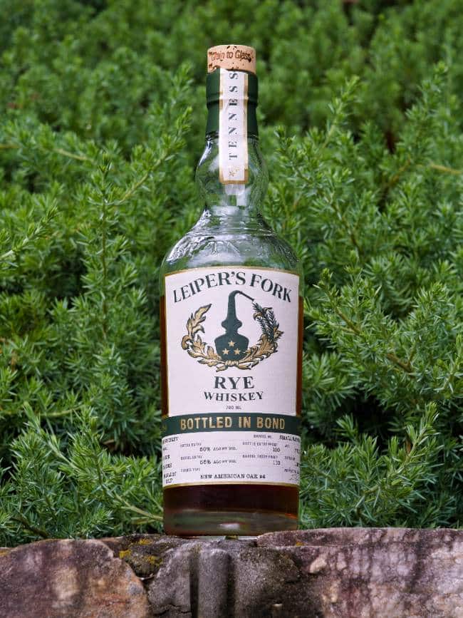 leiper's fork bottled in bond rye header