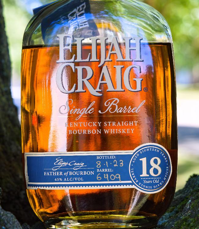 Elijah Craig 18 year single barrel front