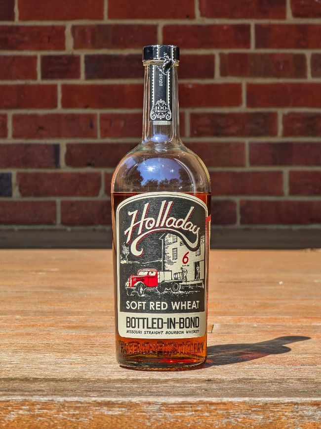 holladay bottled in bond wheated bourbon header