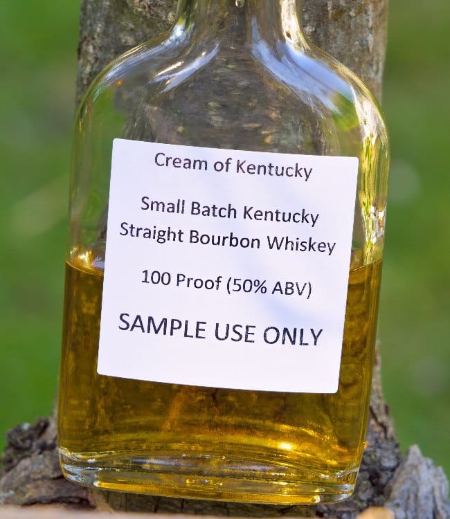 Cream of kentucky small batch bourbon front