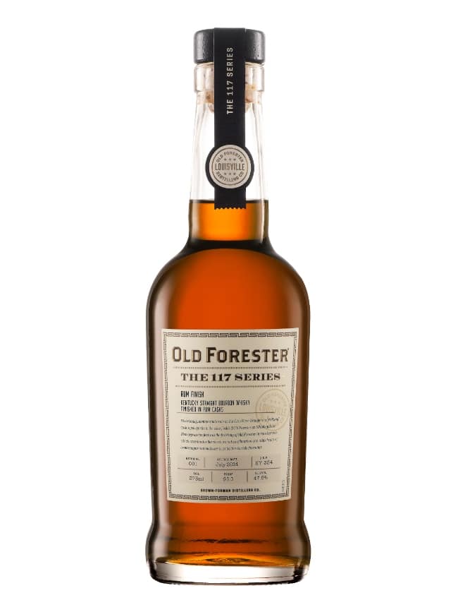 old forester 117 rum cask finish header