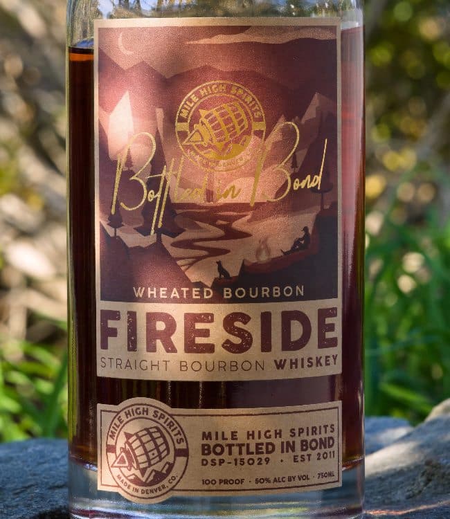 fireside bottled in bond wheated bourbon front