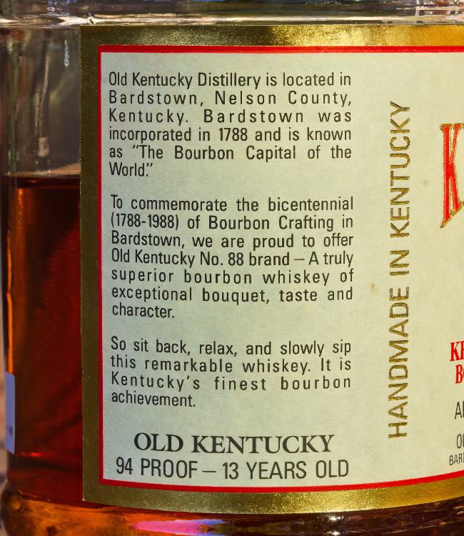 old kentucky 13 year side 1