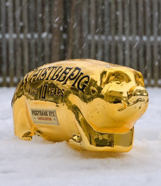 whistlepig piggybank pig front